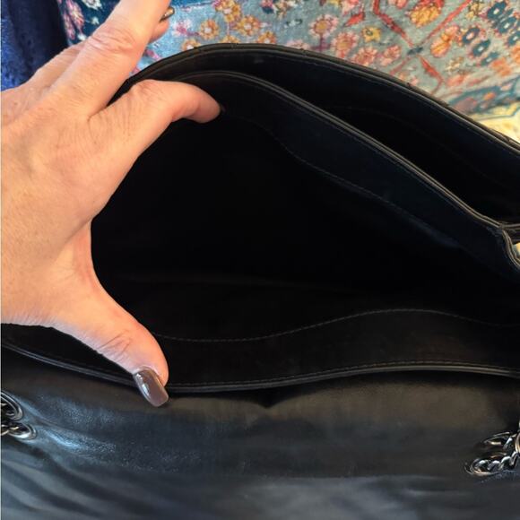 Chanel Special 3 slot flap Black Quilted wSilver Hardware employees only edition - Picture 6 of 11